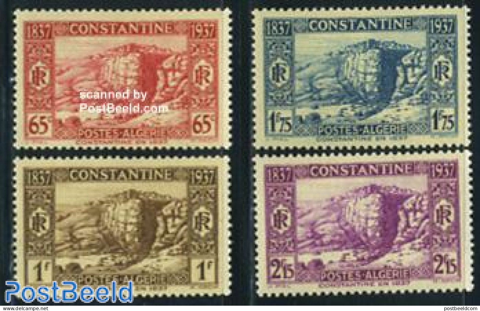 Algeria 1937 Constantine 4v, Unused (hinged) - Unused Stamps