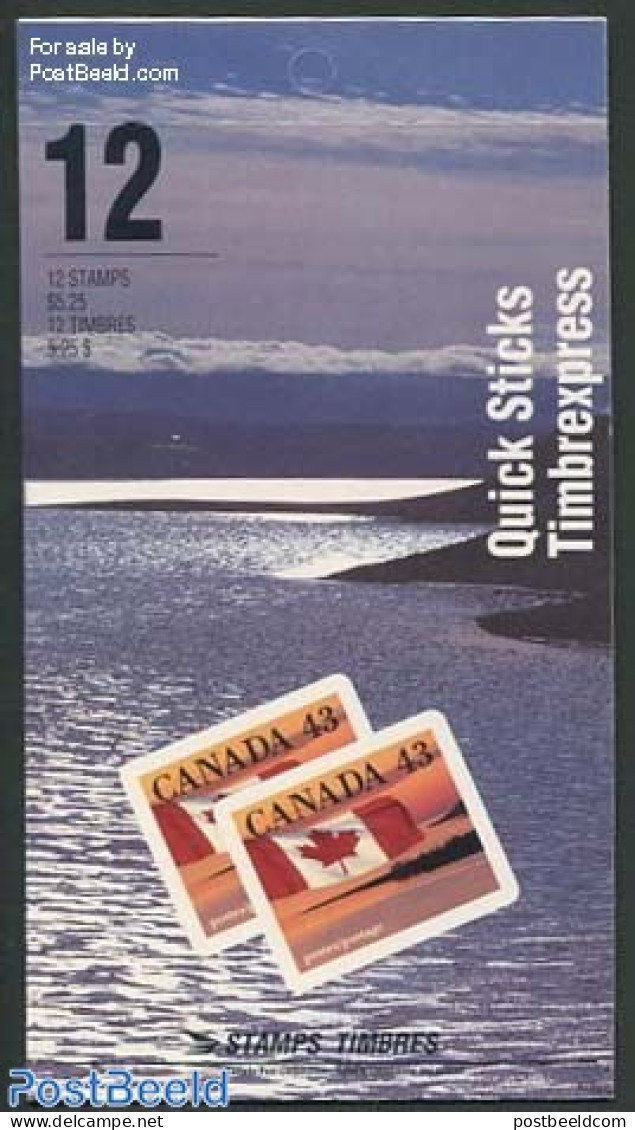 Canada 1993 Flags Booklet, Mint NH, History - Flags - Stamp Booklets - Neufs