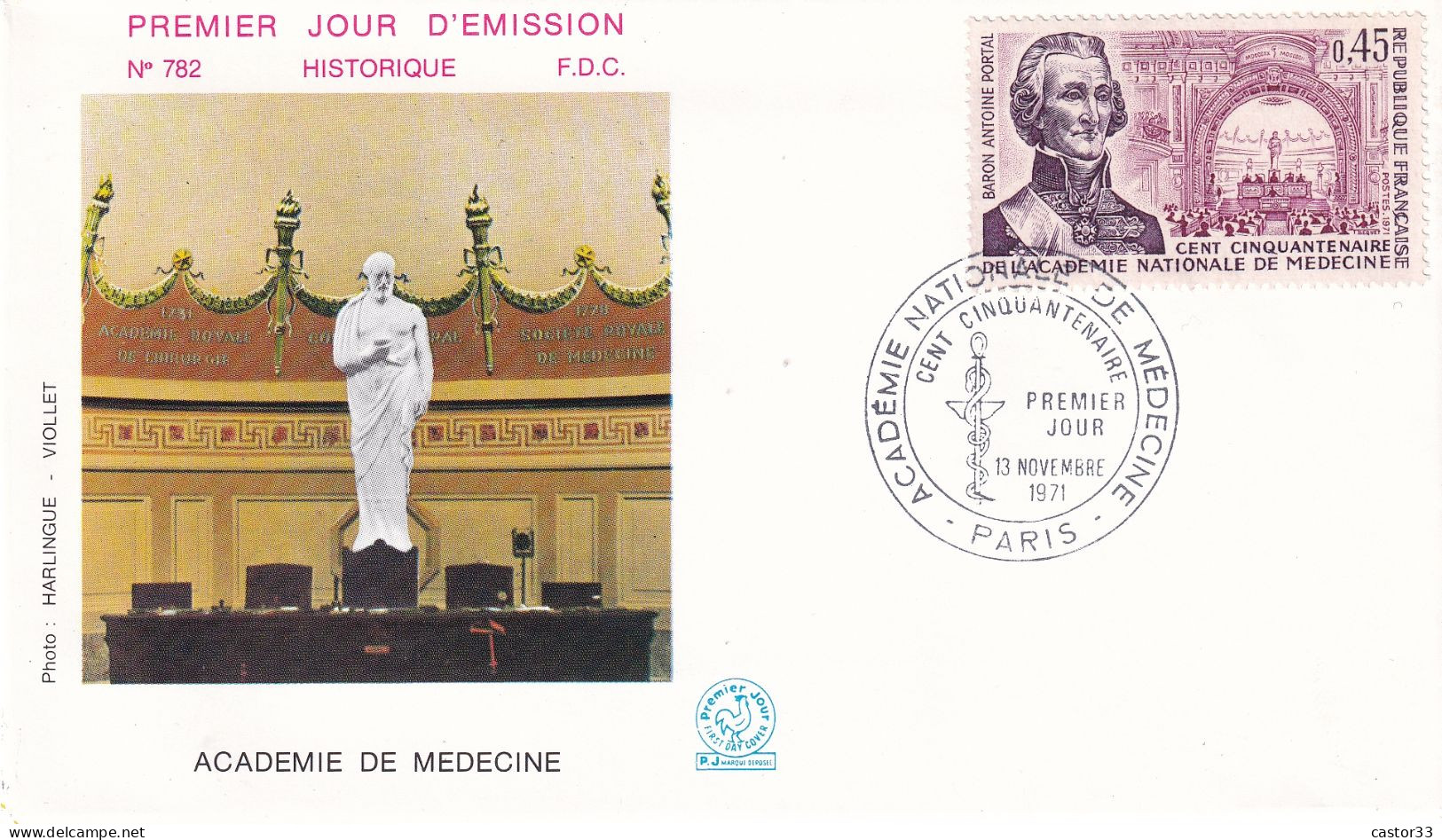 1er Jour, Académie Nationale De Médecine - 1970-1979