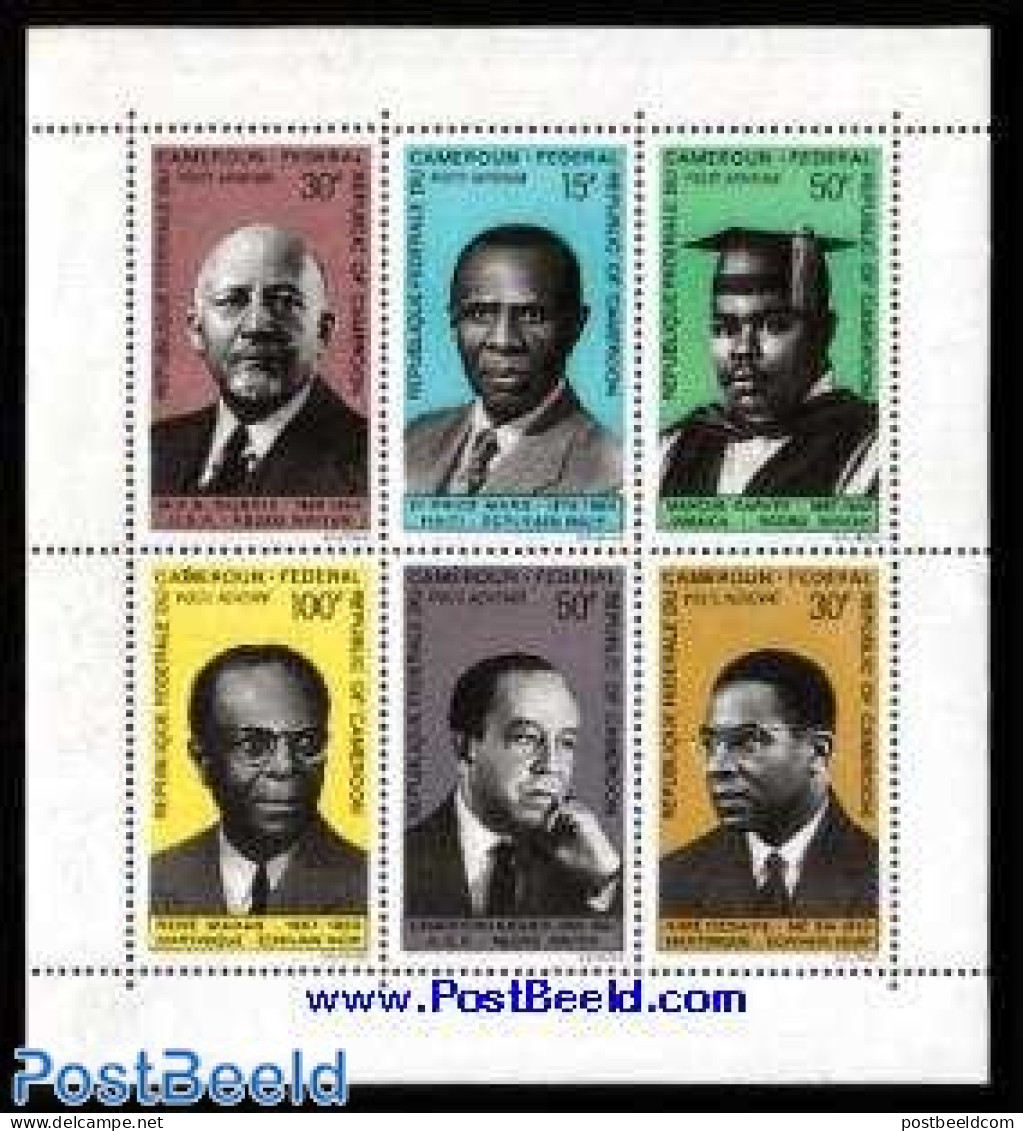 Cameroon 1969 Authors S/s, Mint NH, Art - Authors - Writers
