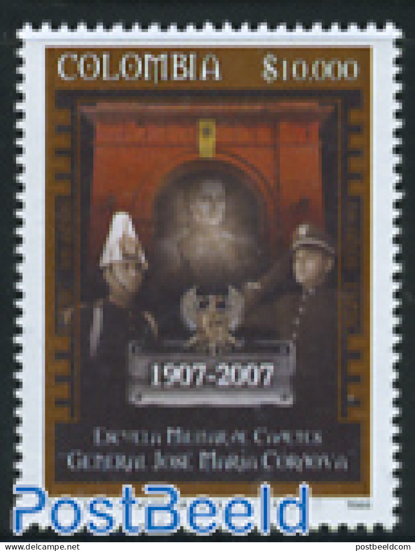 Colombia 2007 Military School 1v, Mint NH, History - Science - Militarism - Education - Militaria