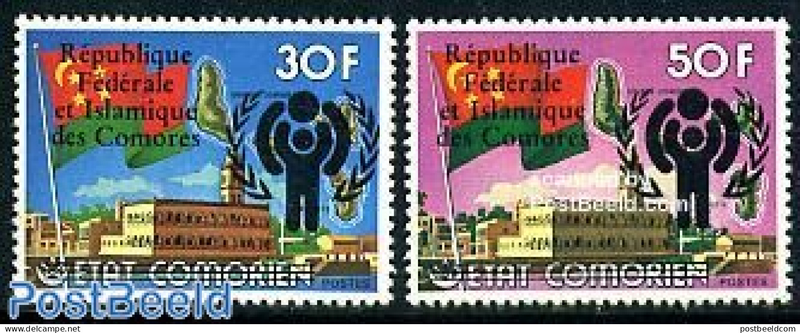 Comoros 1978 Year Of The Child 2v, Unofficial Issue, Mint NH, Various - Year Of The Child 1979 - Comores (1975-...)