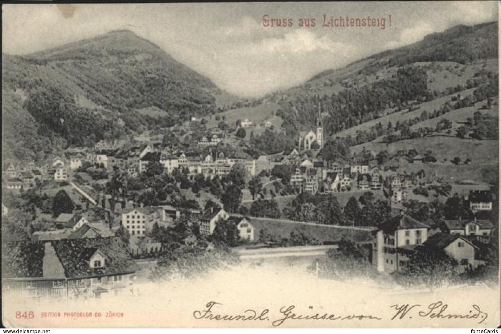 11192680 Lichtensteig Panorama Lichtensteig - Sonstige & Ohne Zuordnung