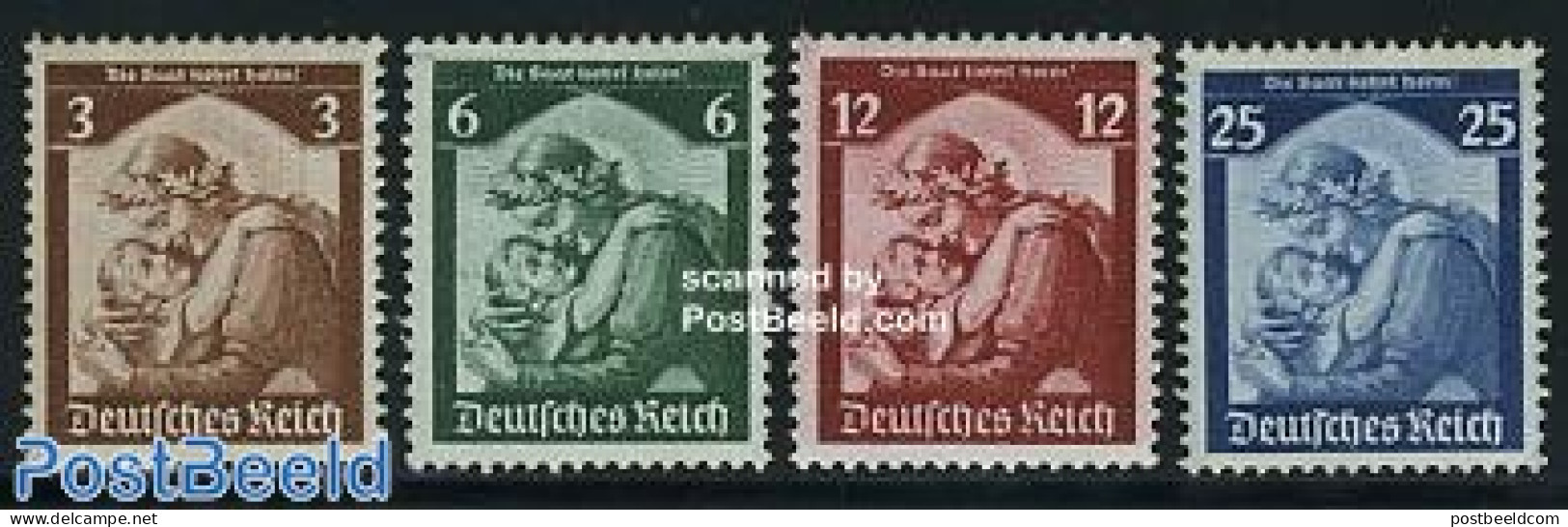 Germany, Empire 1935 SAAR 4v, Mint NH - Nuevos