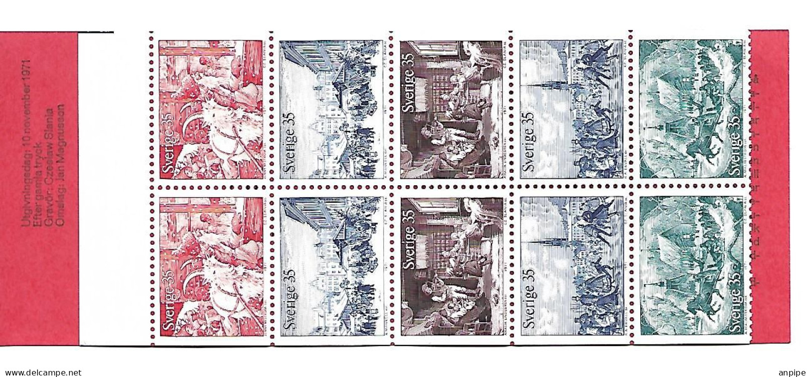 SUECIA, 1971 - Unused Stamps