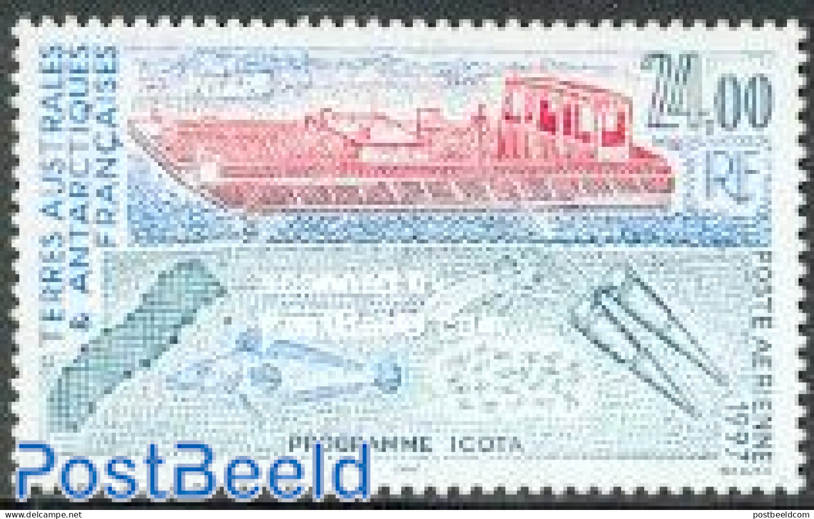 French Antarctic Territory 1997 Icota Programme 1v, Mint NH, Nature - Transport - Fishing - Ships And Boats - Neufs