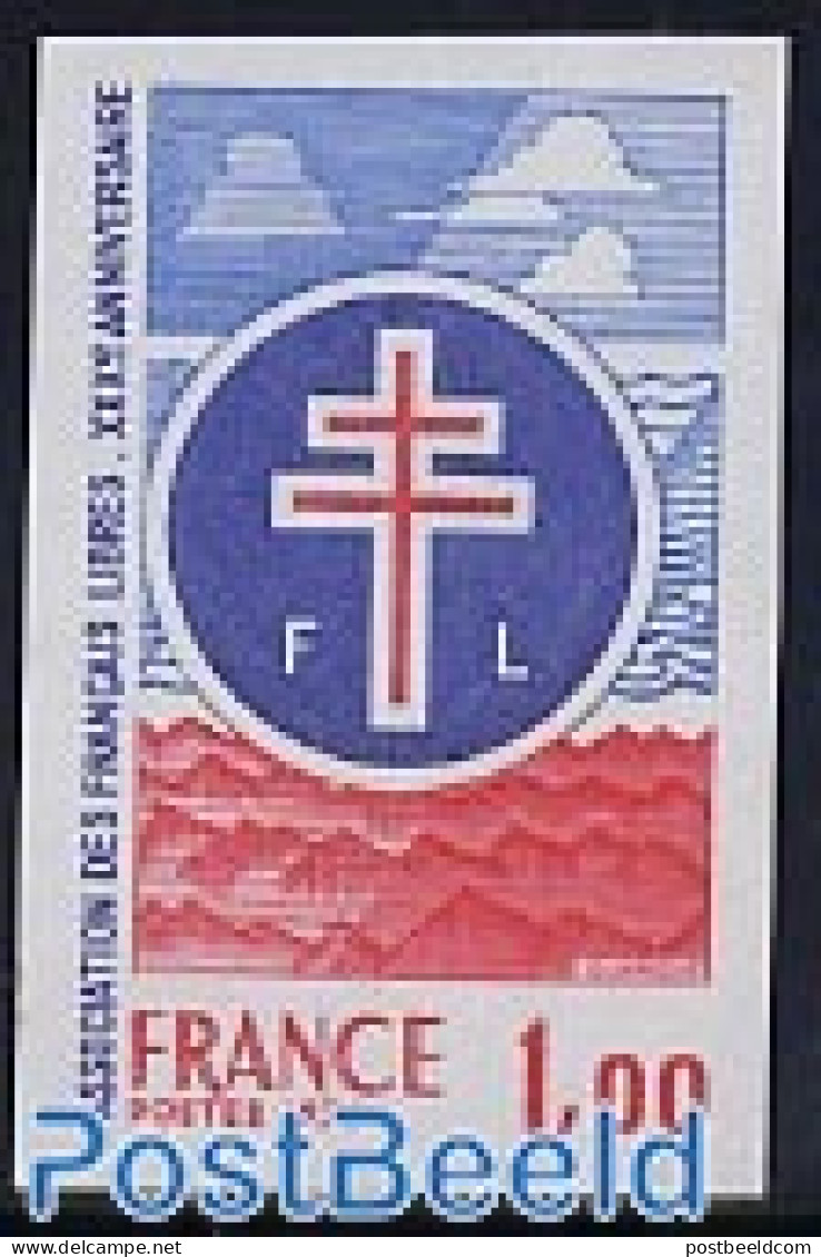 France 1976 Francais Libres 1v Imperforated, Mint NH - Ungebraucht