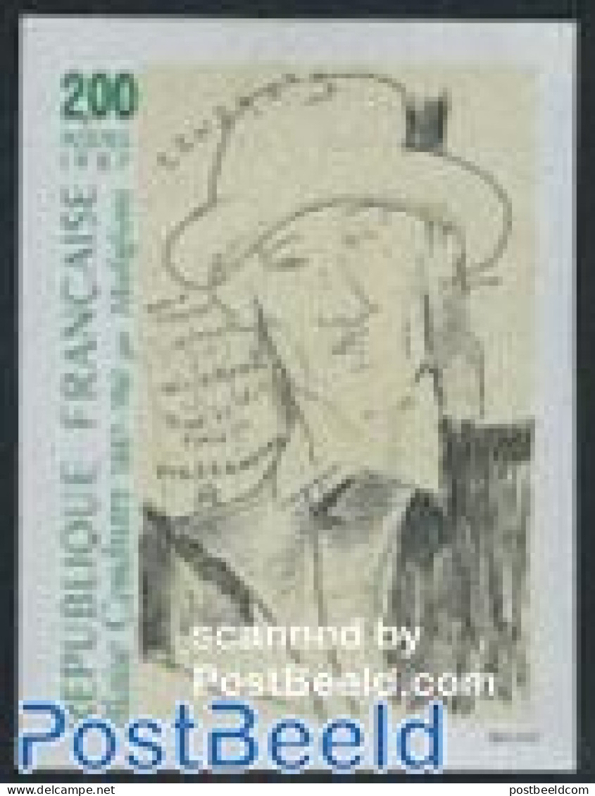 France 1987 Blaise Cendrars 1v Imperforated, Mint NH, Art - Amedeo Modigliani - Authors - Modern Art (1850-present) - .. - Ungebraucht