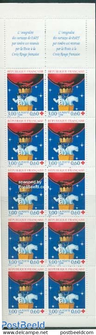 France 1996 Red Cross Booklet, Mint NH, Health - Religion - Transport - Red Cross - Christmas - Stamp Booklets - Ballo.. - Unused Stamps