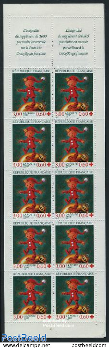 France 1998 Red Cross Booklet, Mint NH, Health - Red Cross - Stamp Booklets - Unused Stamps