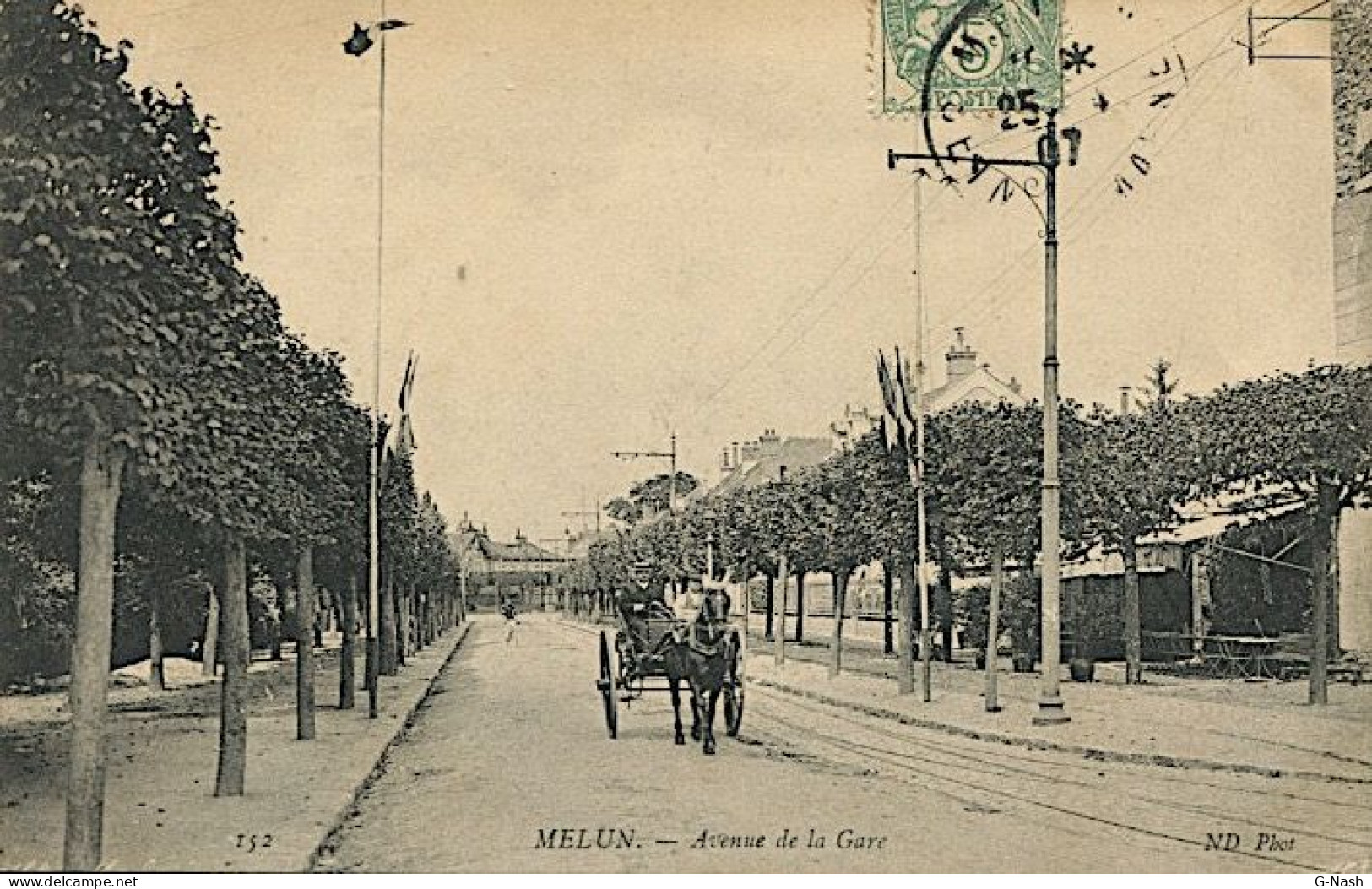 CPA 77 - Melun - Avenue De La Gare - Melun