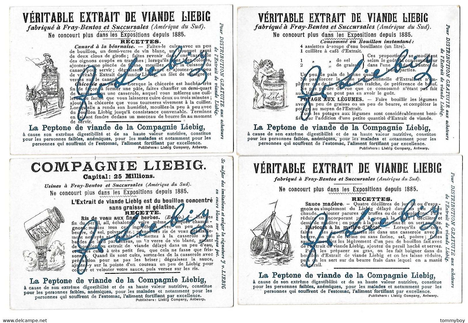 S 675, Liebig 6 Cards, Fidelio (ref B16) - Liebig