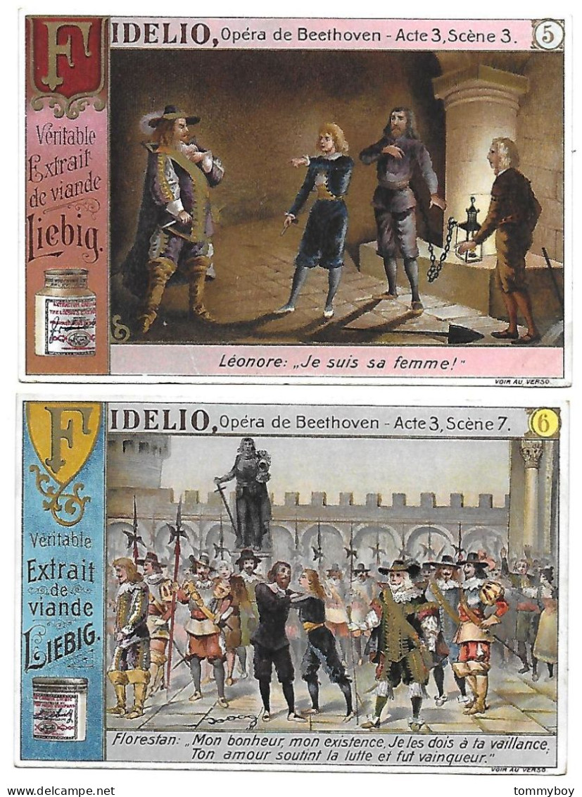 S 675, Liebig 6 Cards, Fidelio (ref B16) - Liebig