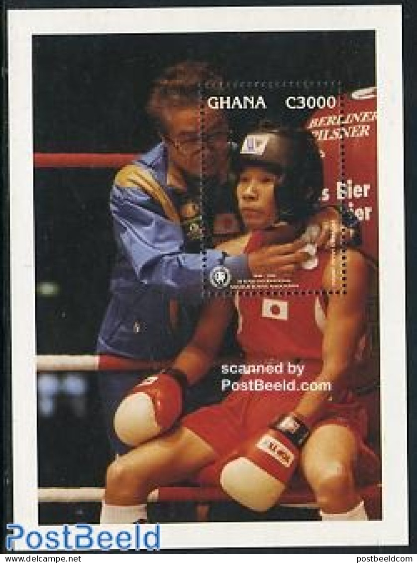 Ghana 1996 Amateur Boxing Ass. S/s, Mint NH, Sport - Boxing - Boxing