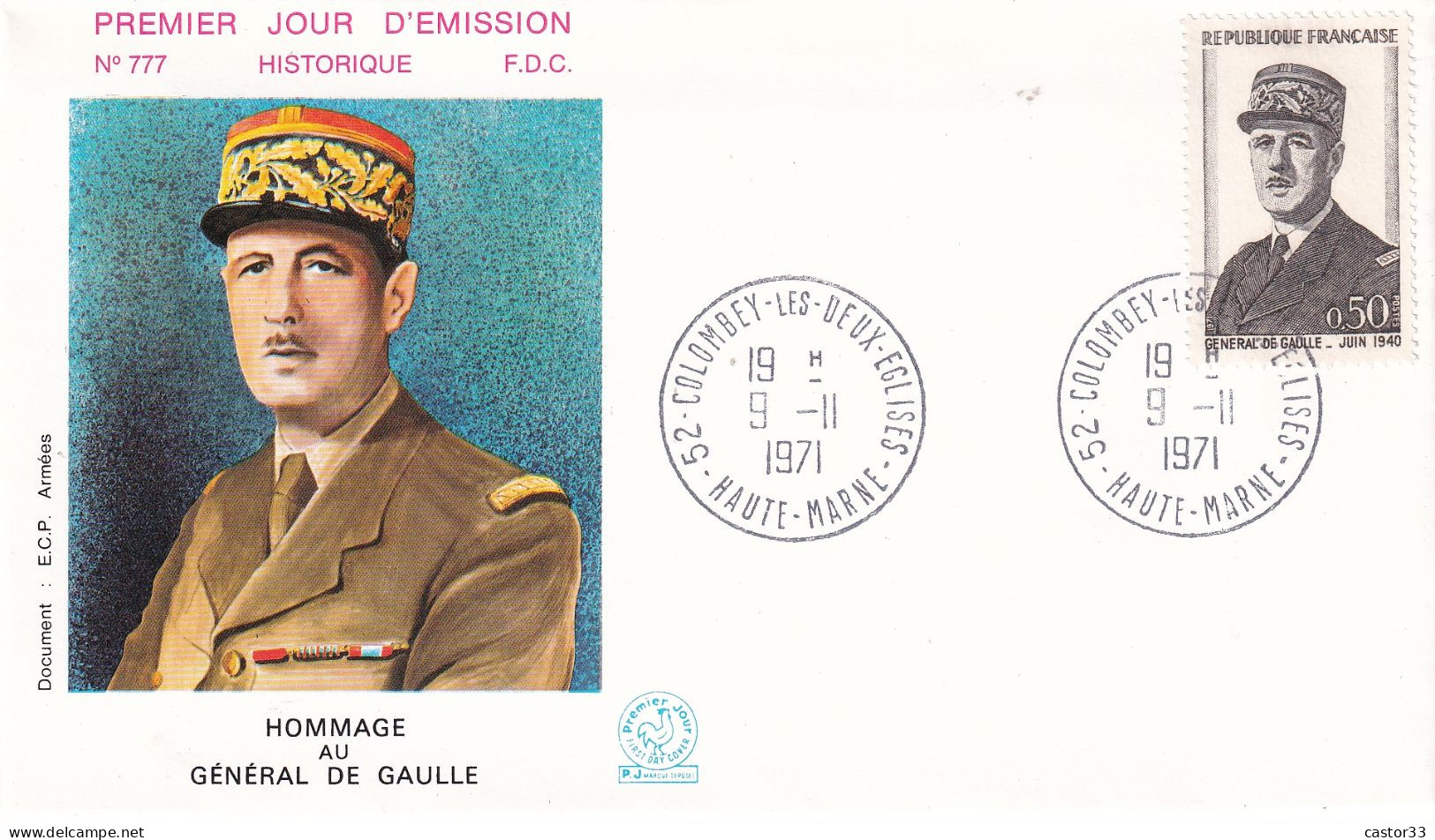 Hommage Au Général De Gaulle - Autres & Non Classés