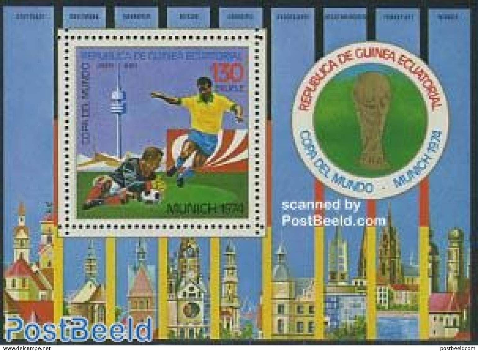 Equatorial Guinea 1972 World Cup Football S/s, Mint NH, Sport - Football - Guinée Equatoriale