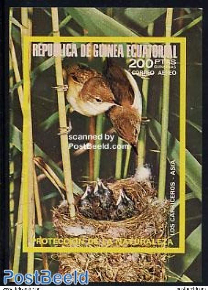 Equatorial Guinea 1976 Asian Birds S/s Imperforated, Mint NH, Nature - Birds - Equatorial Guinea