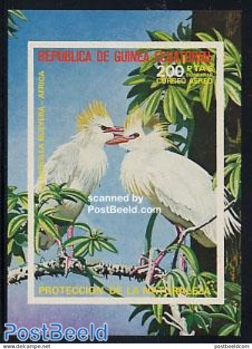 Equatorial Guinea 1976 African Birds S/s Imperforated, Mint NH, Nature - Birds - Equatoriaal Guinea