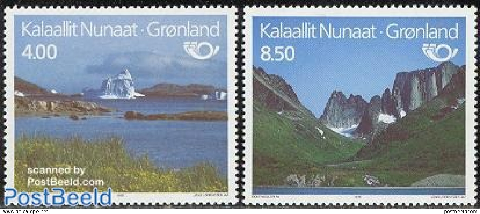 Greenland 1995 Norden, Tourism 2v, Mint NH, History - Various - Europa Hang-on Issues - Tourism - Ongebruikt