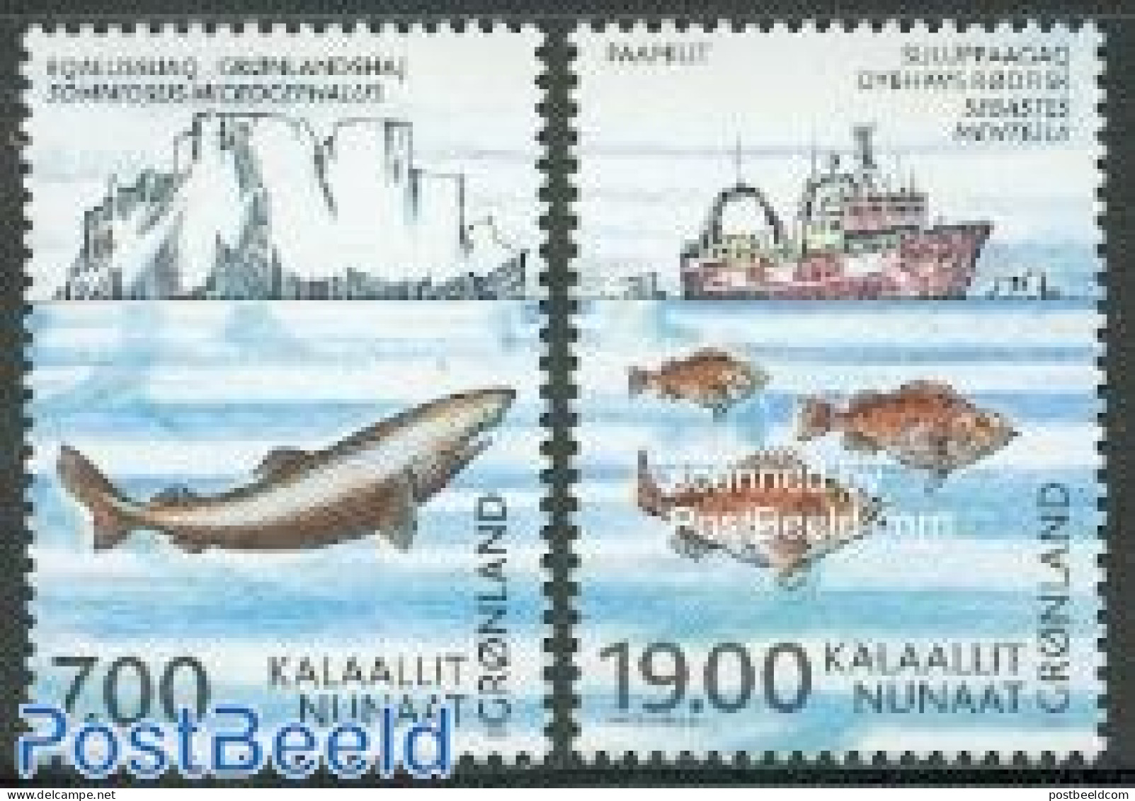 Greenland 2002 100 Years ICES 2v, Mint NH, Nature - Transport - Various - Fish - Ships And Boats - Joint Issues - Unused Stamps