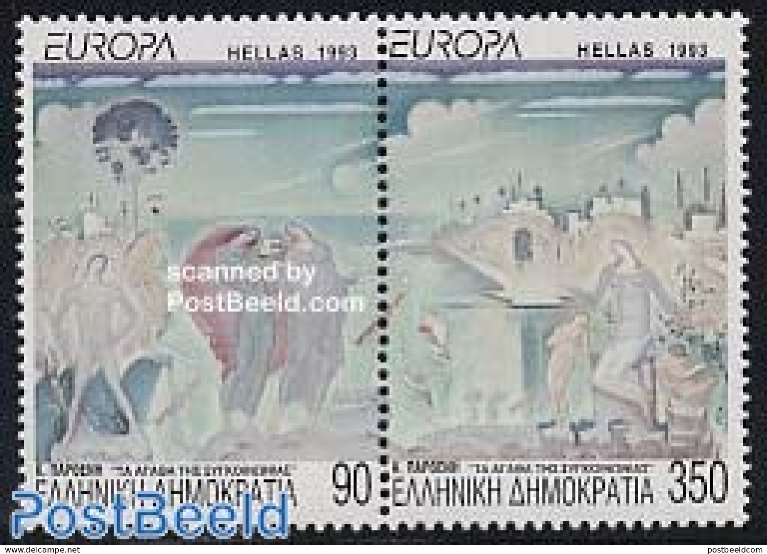 Greece 1993 Europa, Modern Art 2v [:], Mint NH, History - Europa (cept) - Art - Modern Art (1850-present) - Unused Stamps