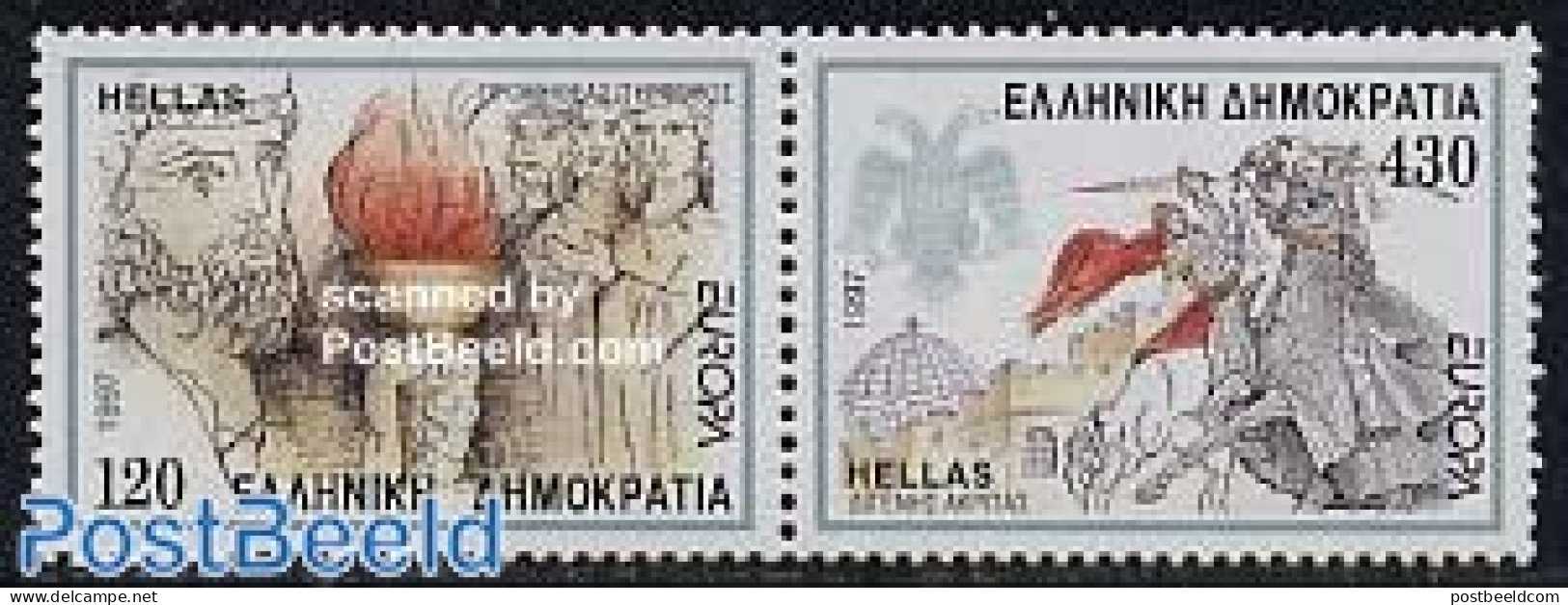 Greece 1997 Europa, Legends 2v [:], Mint NH, History - Europa (cept) - Art - Fairytales - Ongebruikt