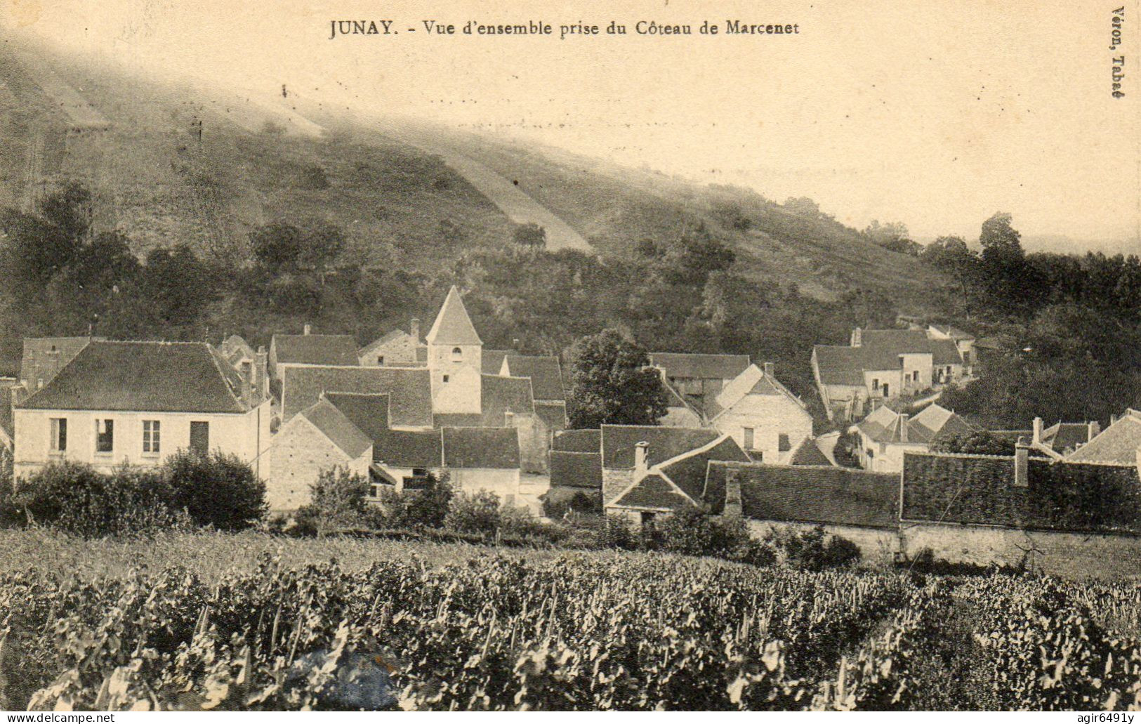 - JUNAY (89) -  Vue Générale Prise Du Coteau De Marcenet  (vignes)   -27062- - Autres & Non Classés