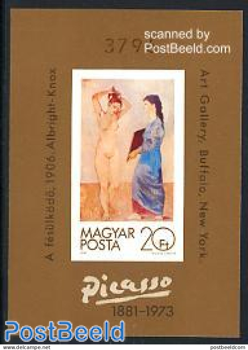 Hungary 1981 Picasso S/s Imperforated, Mint NH, Art - Modern Art (1850-present) - Pablo Picasso - Unused Stamps