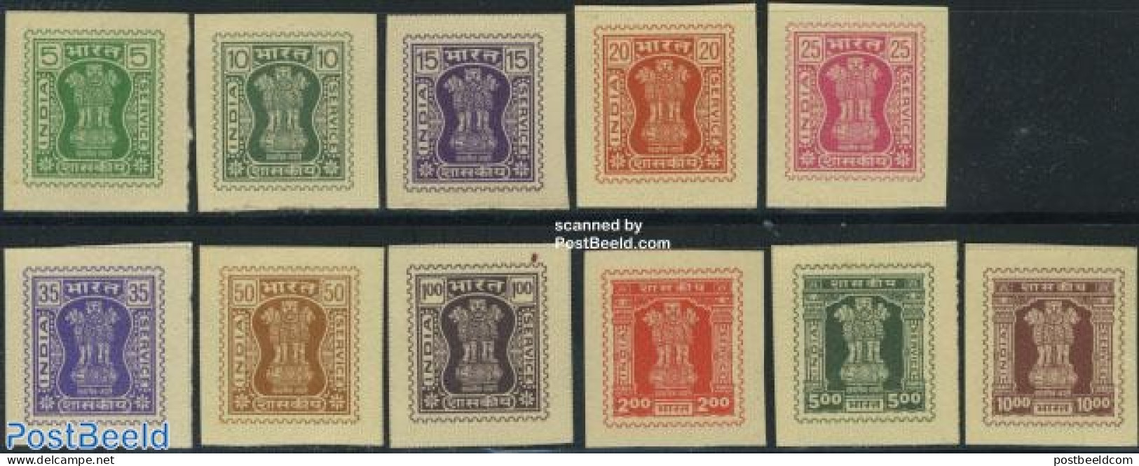 India 1981 On Service 11v, Mint NH - Other & Unclassified