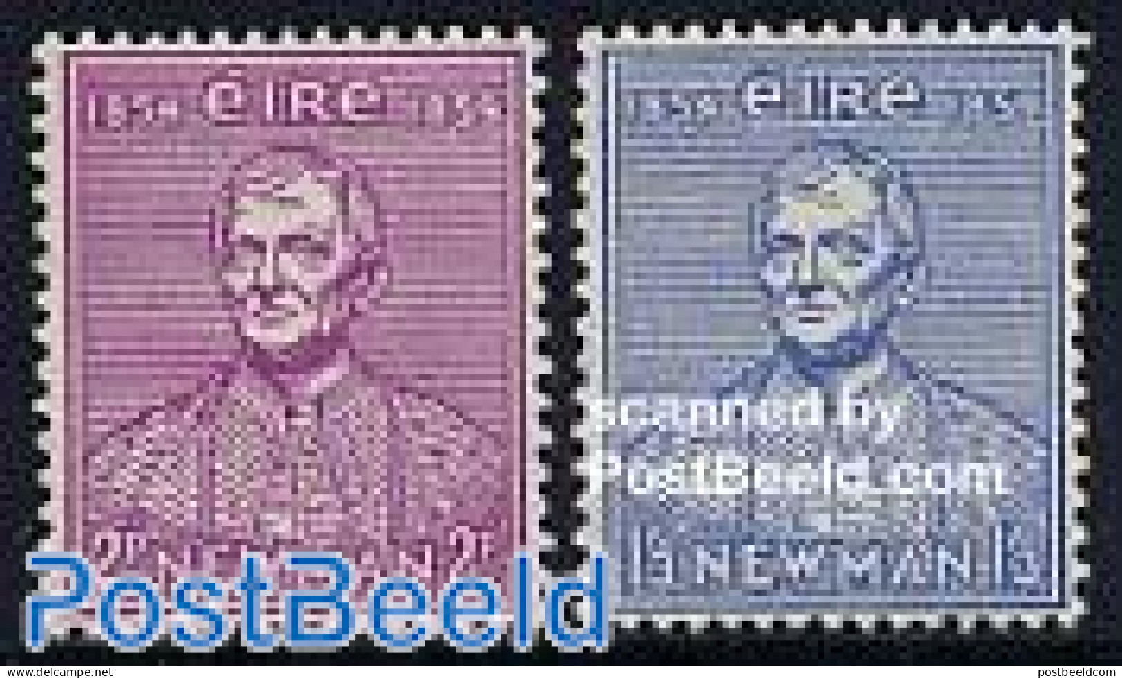 Ireland 1954 J.H. Newman 2v, Mint NH, Science - Education - Unused Stamps