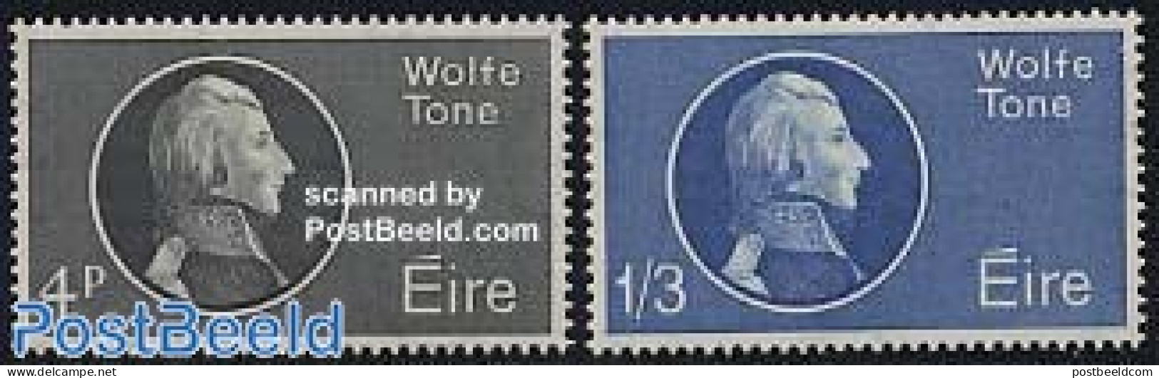 Ireland 1964 T.W. Tone 2v, Mint NH - Unused Stamps
