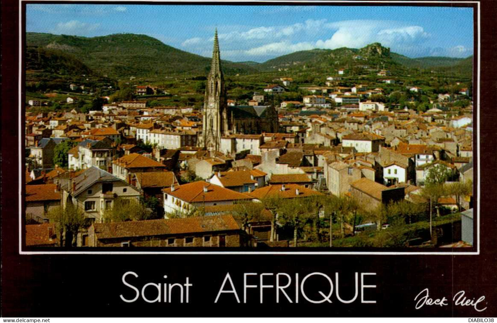 SAINT-AFFRIQUE   ( AVEYRON )  VUE GENERALE - Saint Affrique