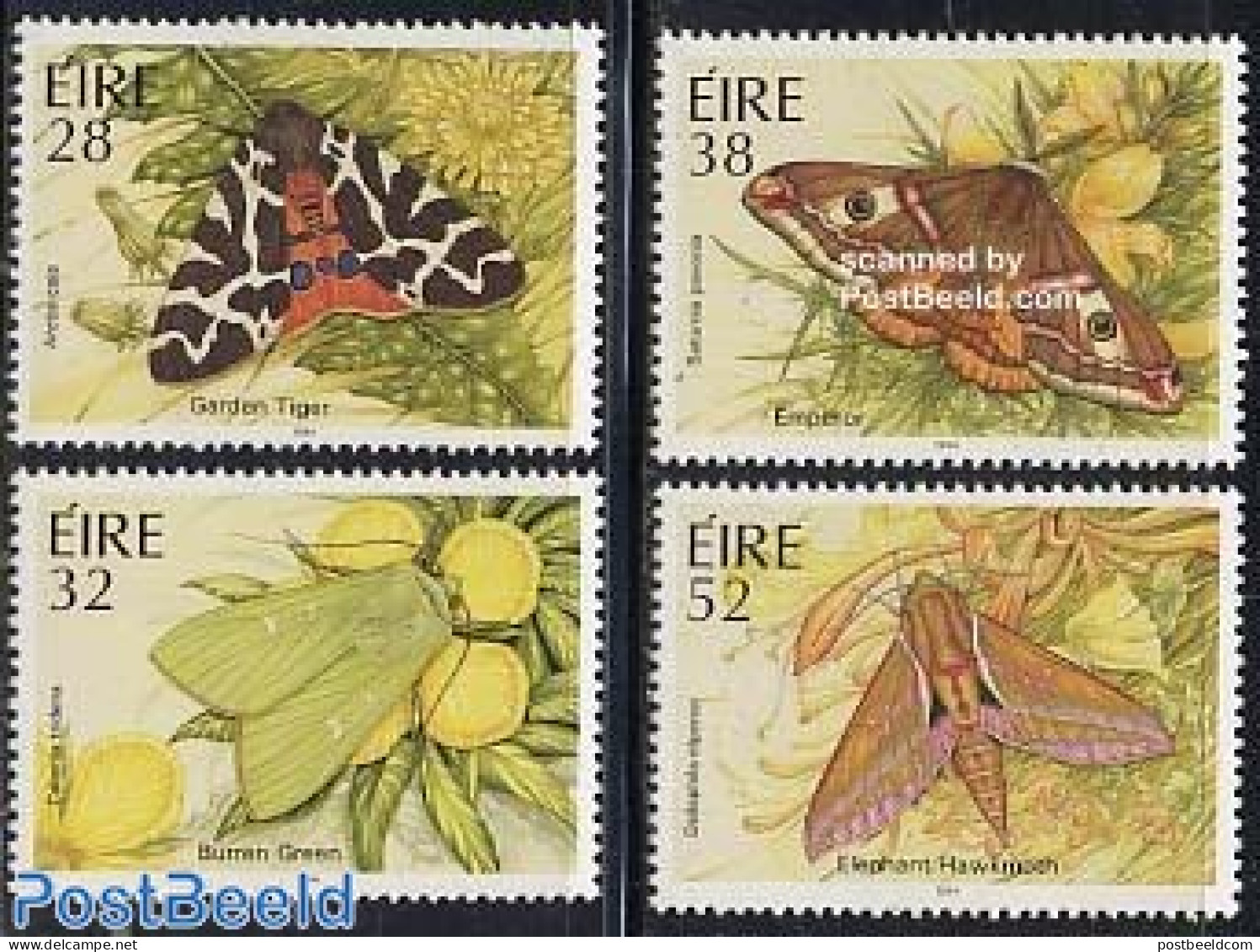 Ireland 1994 Butterflies 4v, Mint NH, Nature - Butterflies - Ungebraucht