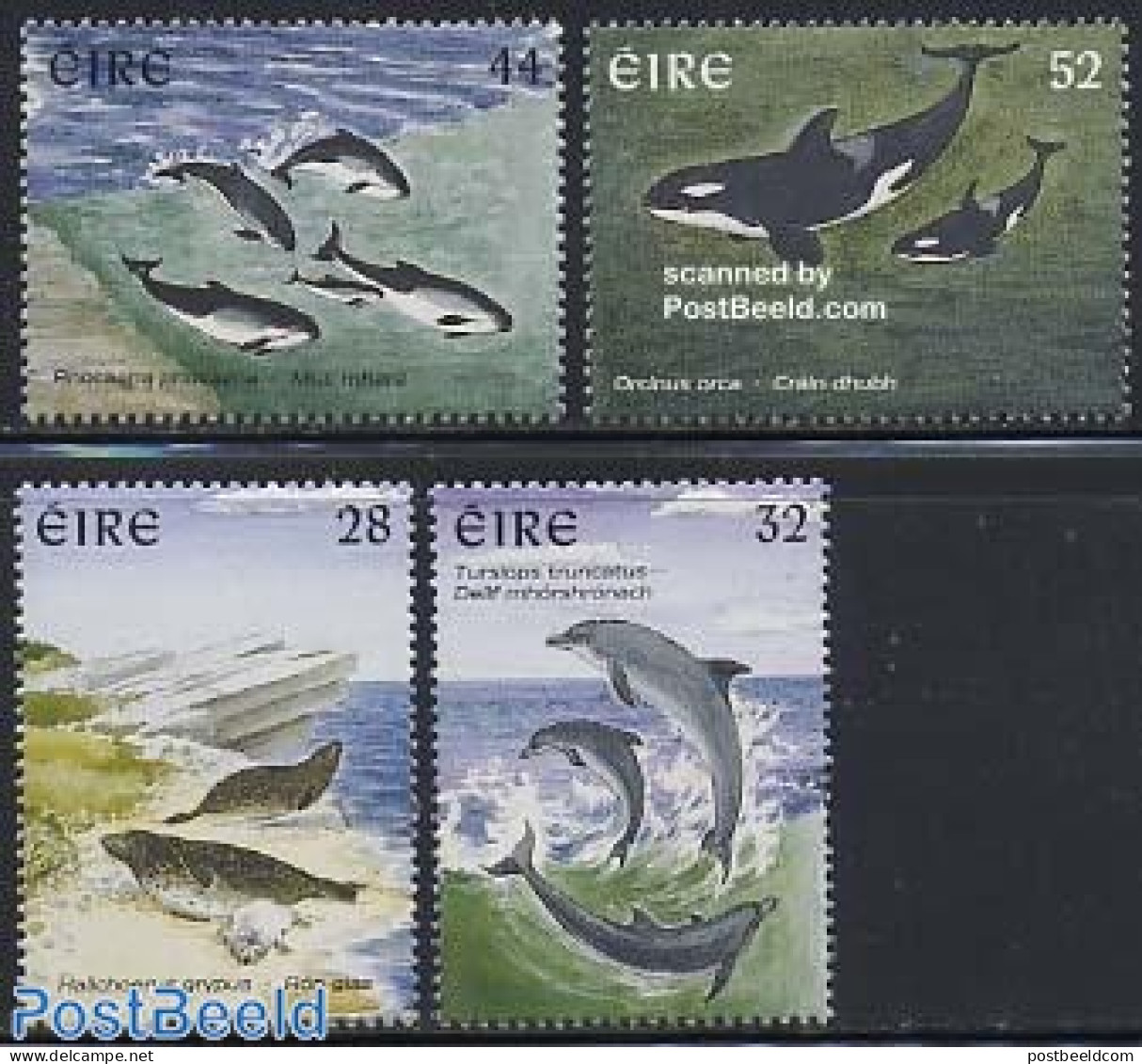 Ireland 1997 Sea Mammals 4v, Mint NH, Nature - Animals (others & Mixed) - Sea Mammals - Nuevos