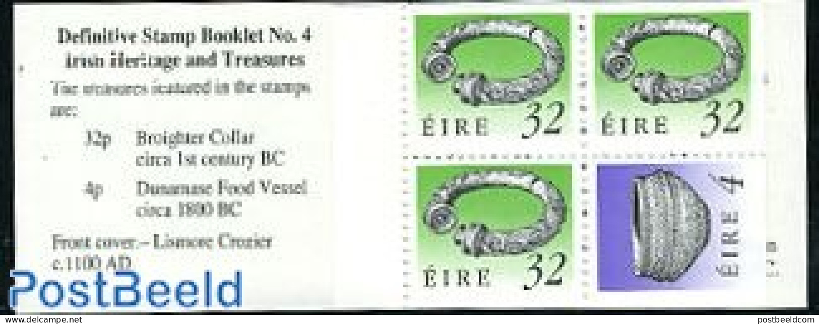 Ireland 1993 Definitives Booklet, Mint NH, Stamp Booklets - Art - Art & Antique Objects - Neufs