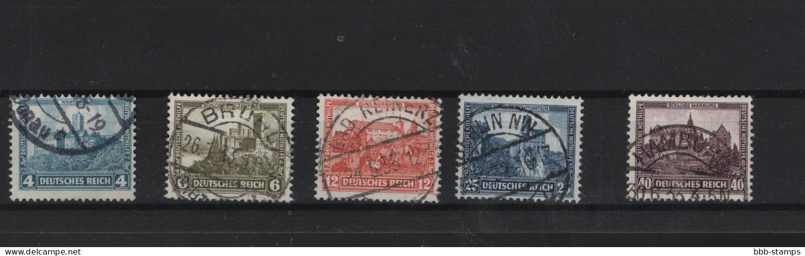 Deutsches Reich  Michel Kat.Nr Gest 474/478 (3) - Used Stamps