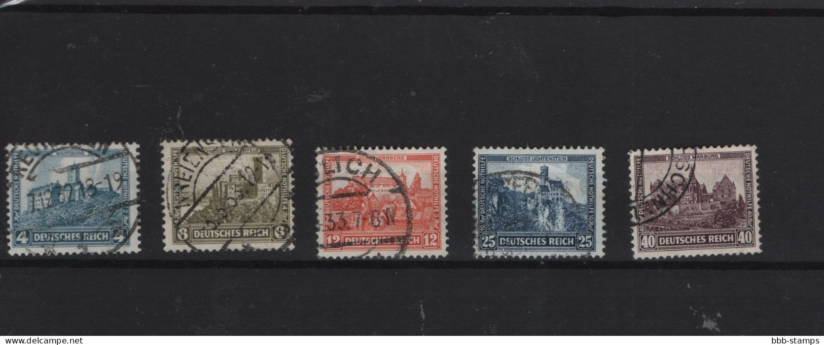 Deutsches Reich  Michel Kat.Nr Gest 474/478 (4) - Used Stamps