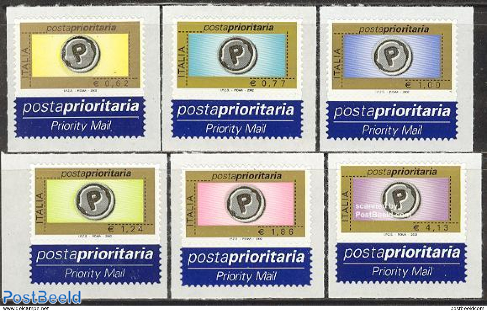 Italy 2002 Priority Post 6v, Mint NH - Autres & Non Classés