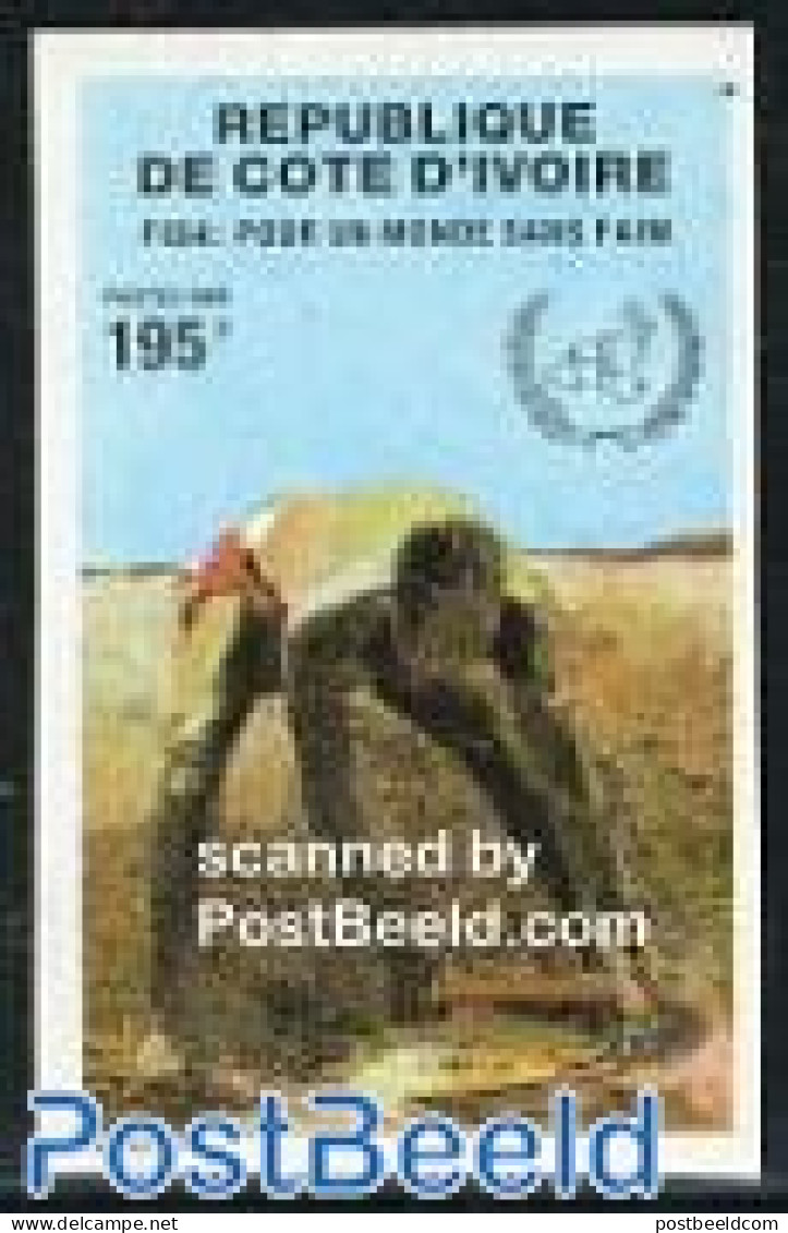 Ivory Coast 1988 FIDA Development Fund 1v Imperforated, Mint NH, Various - Agriculture - Ungebraucht