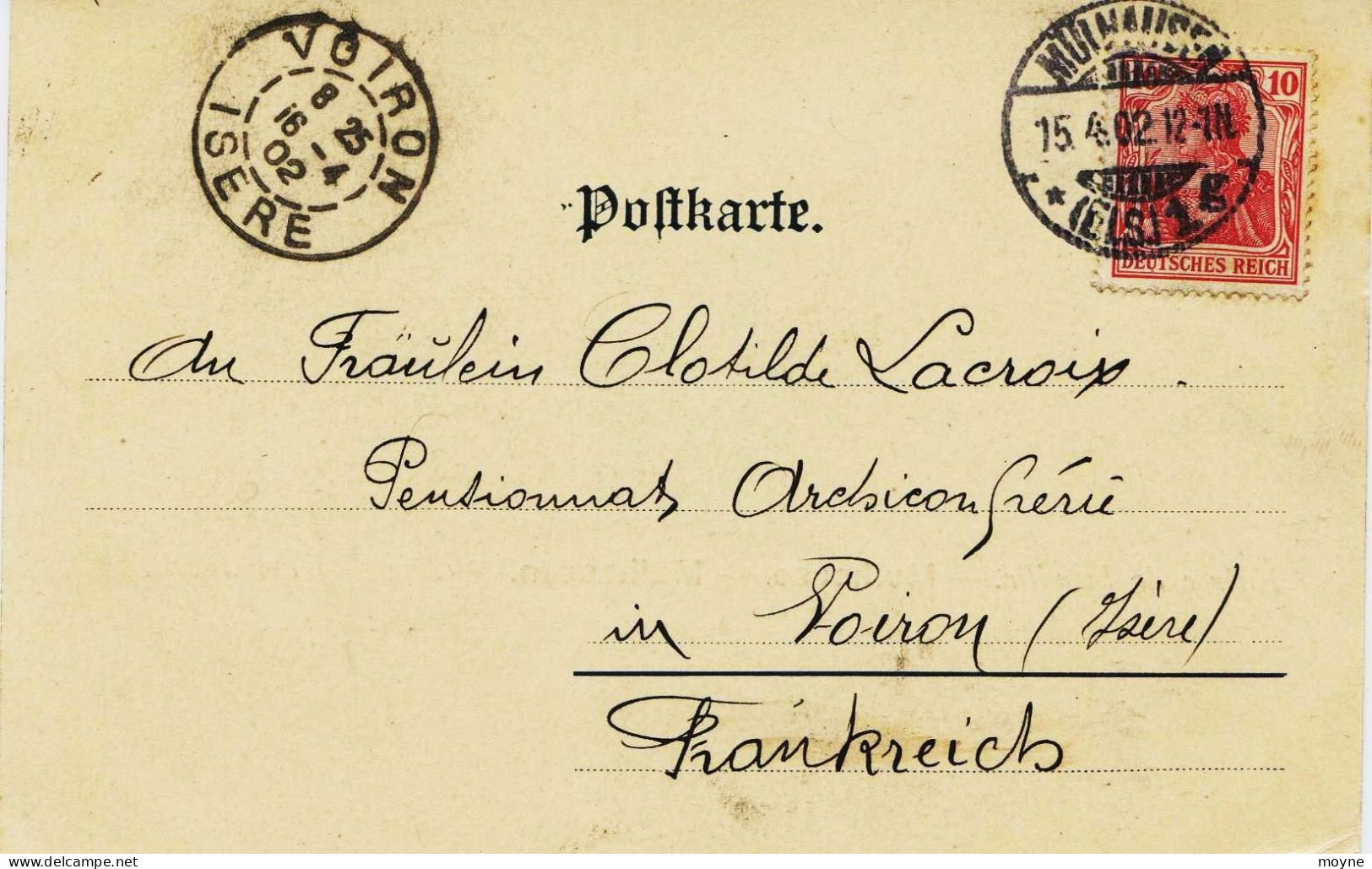 2475 - Haut Rhin - MULHOUSE  :  ENTREE DE LA VILLE - EINGANG DER STADT 1902 - Mulhouse
