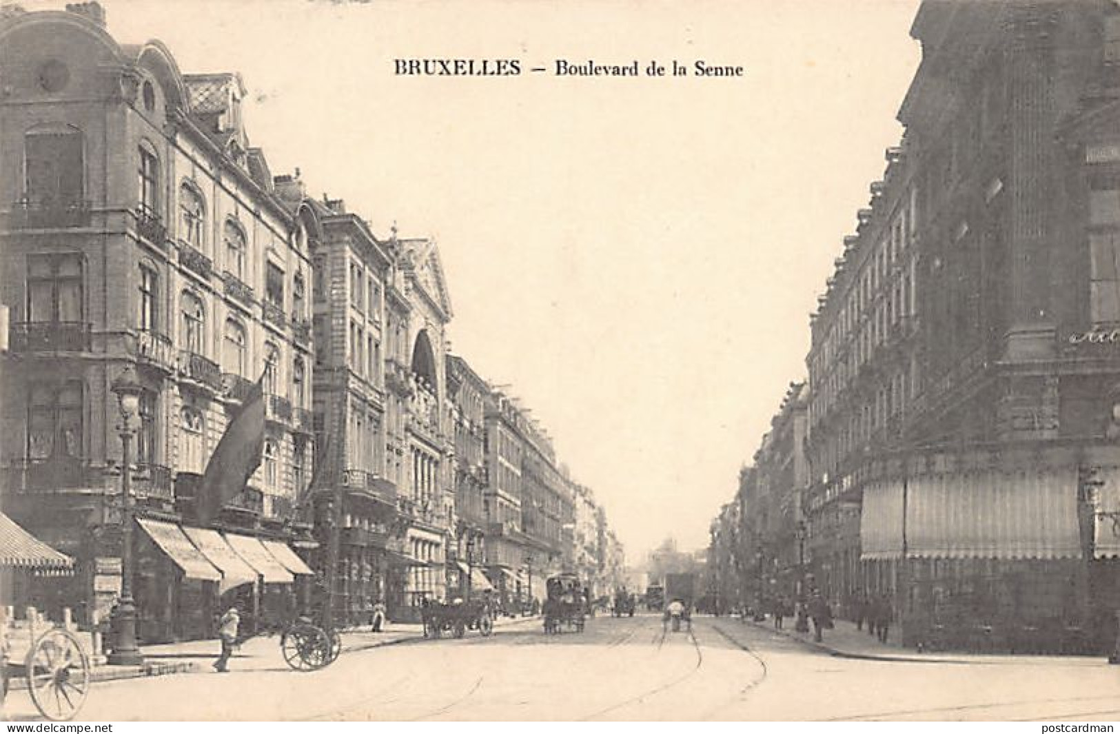 Belgique - BRUXELLES - Boulevard De La Senne - Avenues, Boulevards