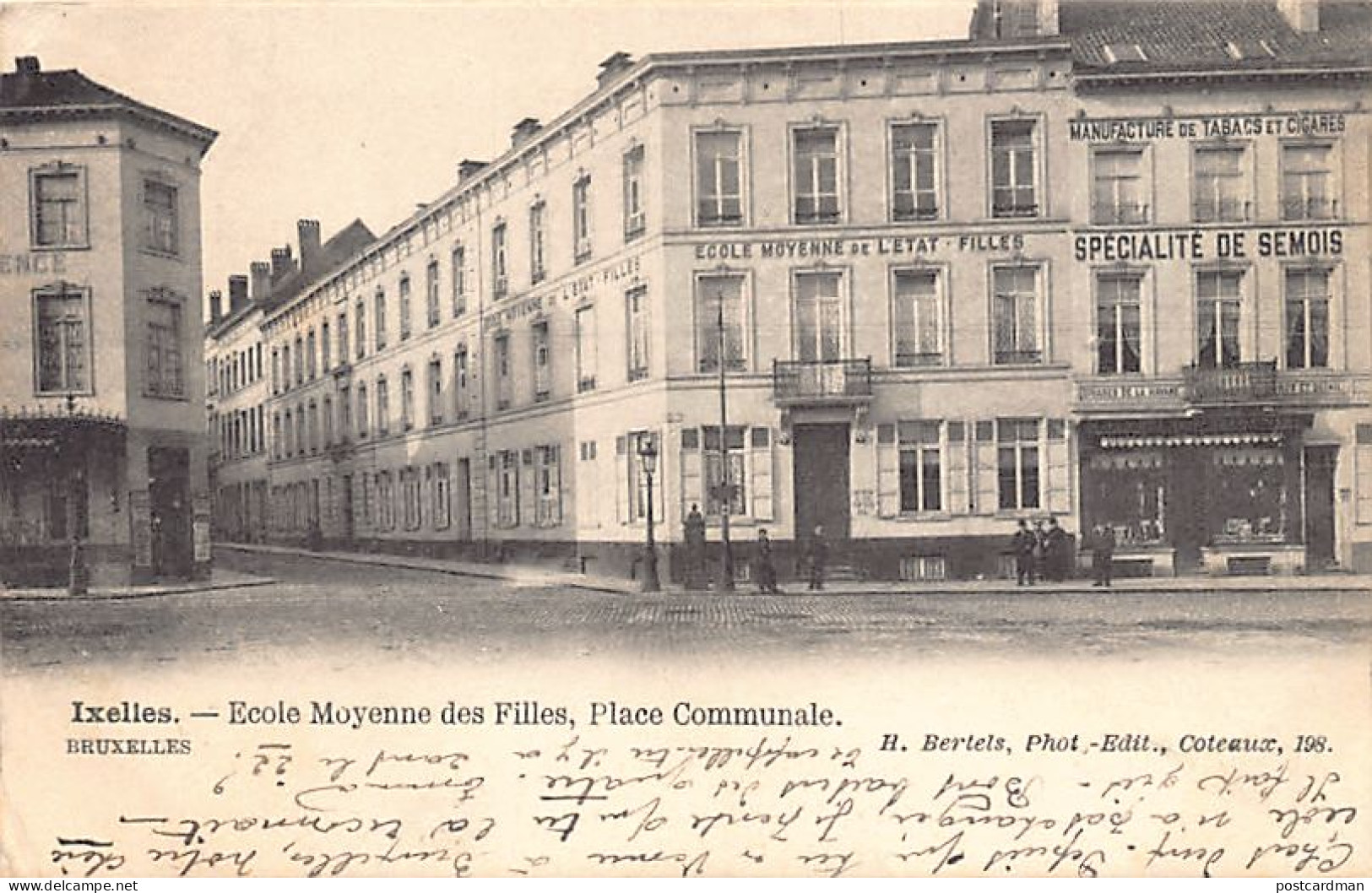 Belgique - IXELLES (Brux.-Cap.) École Moyenne Des Filles - Place Communale - Ixelles - Elsene