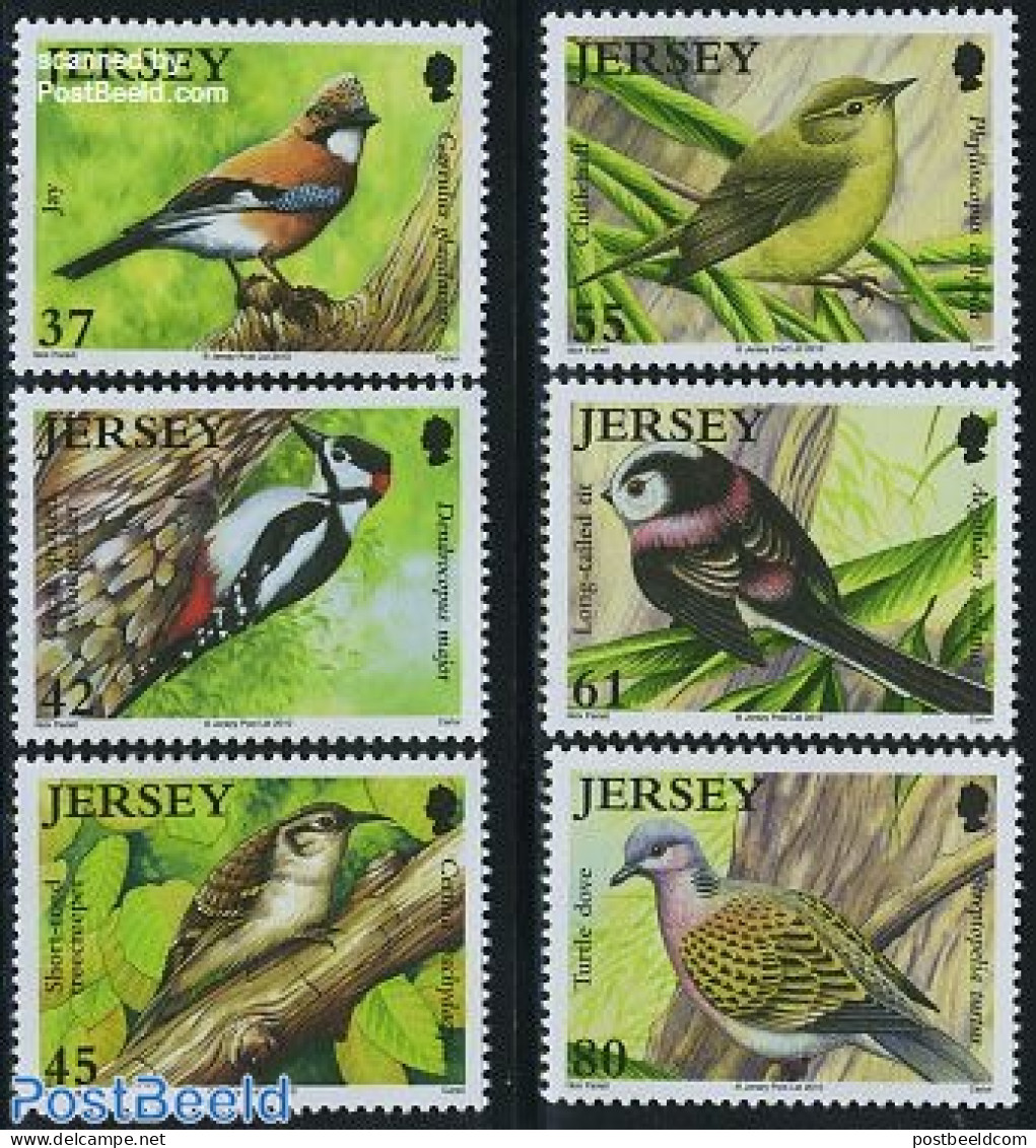 Jersey 2010 Birdlife 6v, Mint NH, Nature - Birds - Jersey