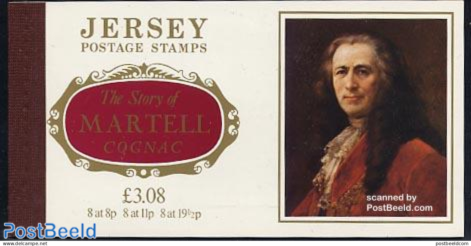 Jersey 1982 The Story Of Martell Booklet, Mint NH, Nature - Wine & Winery - Stamp Booklets - Wein & Alkohol