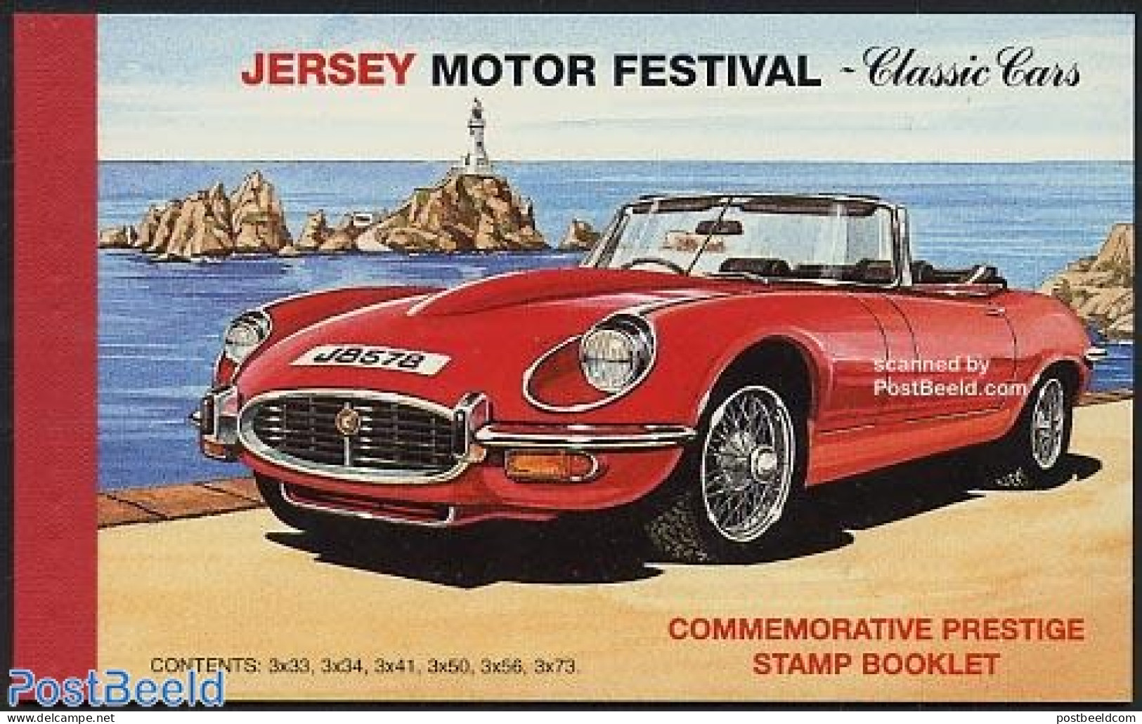 Jersey 2005 Classic Cars Prestige Booklet, Mint NH, Transport - Stamp Booklets - Automobiles - Unclassified