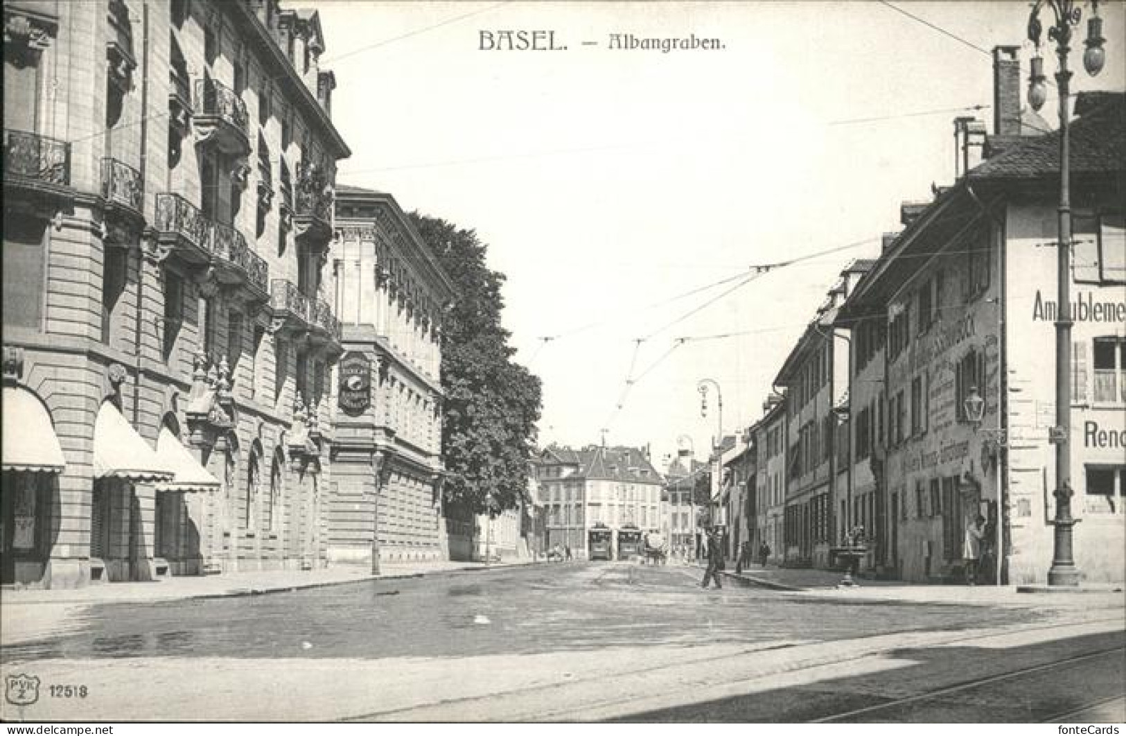 11191615 Basel BS Albangraben Strassenbahn Basel - Autres & Non Classés