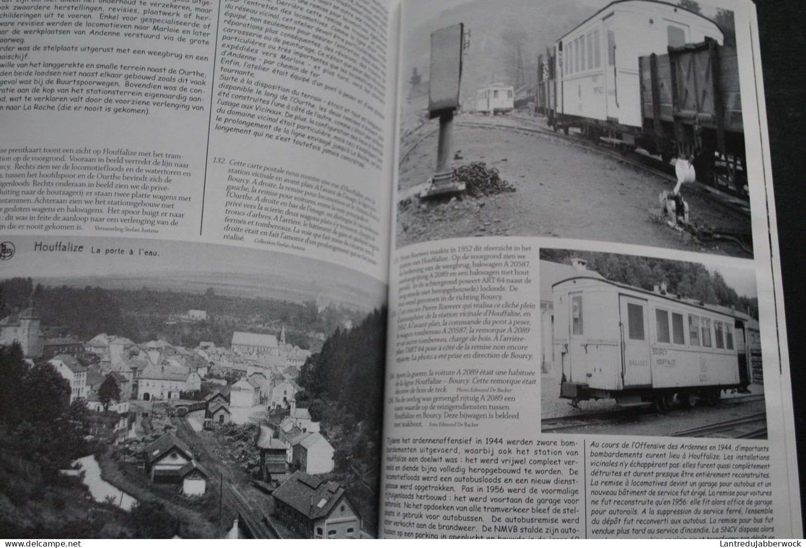 JUSTENS Les Trams Vicinaux En Ardenne Ardennen Ligne Arlon Wellin Poix Melreux TTA Bourcy Bohan Lierneux Marbehan SNCV - Chemin De Fer & Tramway