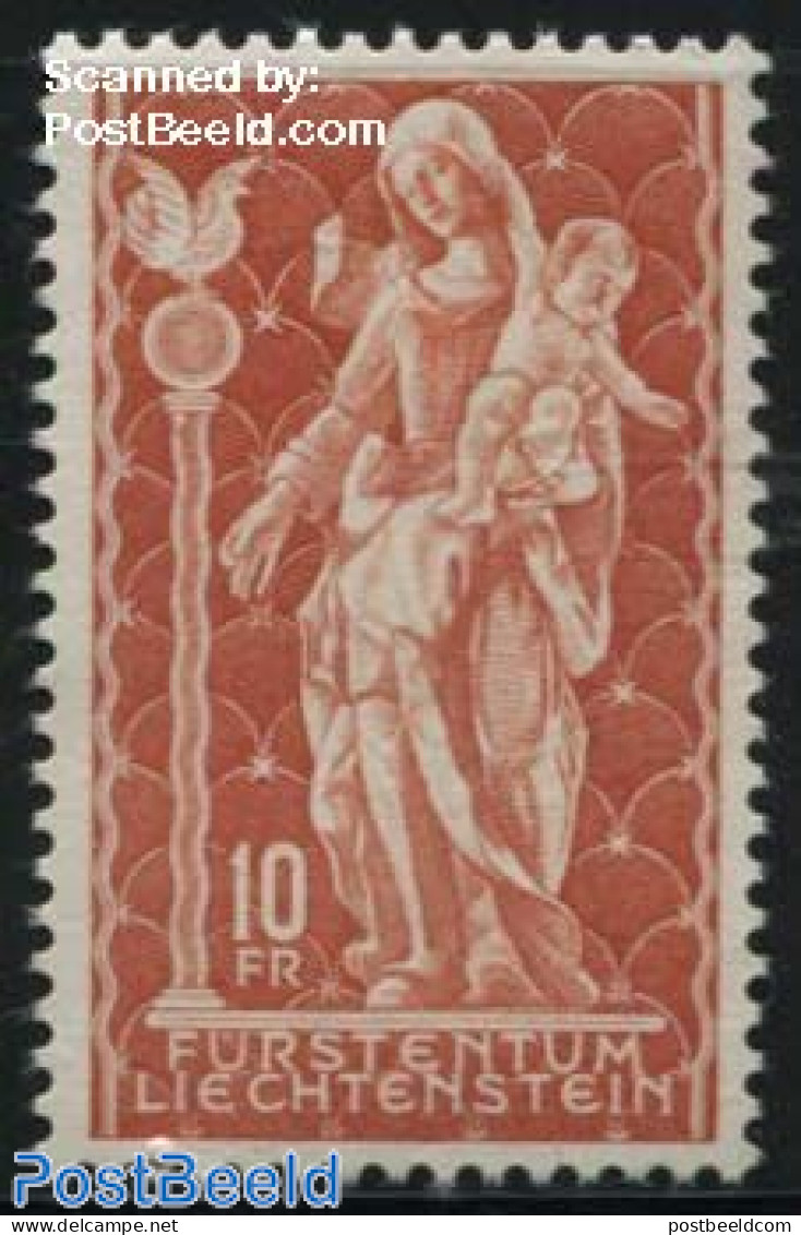 Liechtenstein 1965 Schellenberg Madonna 1v, Mint NH, Religion - Religion - Unused Stamps