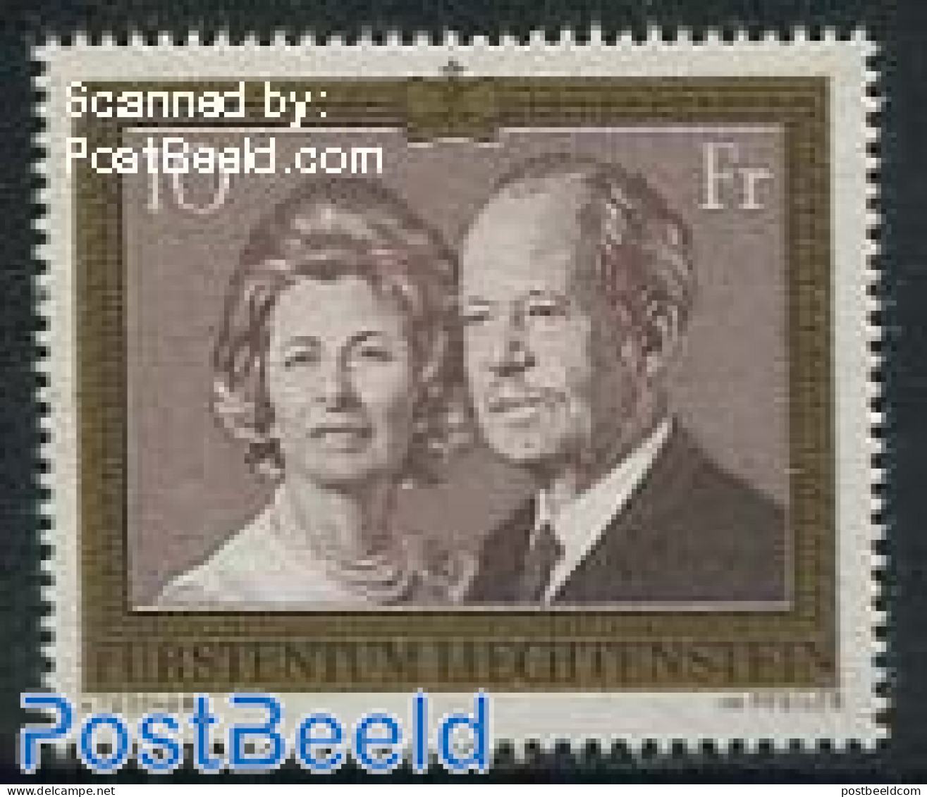 Liechtenstein 1974 Franz Josef II & Gina 1v, Mint NH, History - Kings & Queens (Royalty) - Neufs