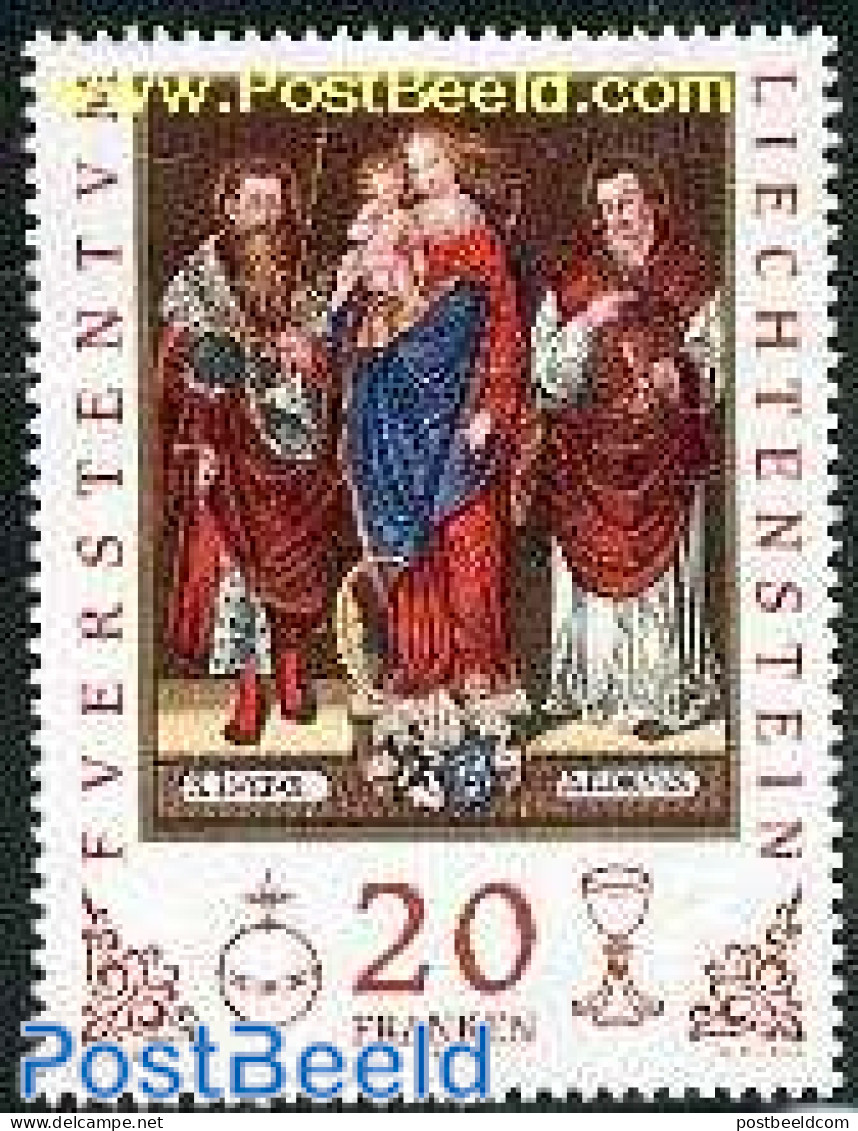 Liechtenstein 1997 Definitive 20F 1v, Mint NH, Art - Paintings - Unused Stamps